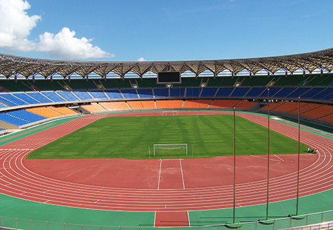 援坦桑尼亚国家体育场
