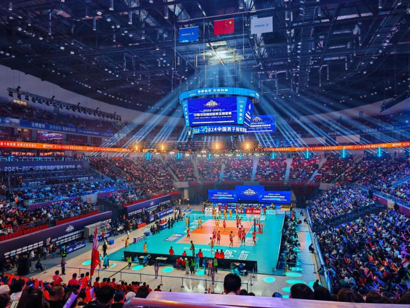 中国排球超级联赛全明星赛在山东临沂奥体公园体育馆完美收官！